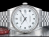 Rolex Datejust 36 Bianco Jubilee White Milk Romani  Watch  16234